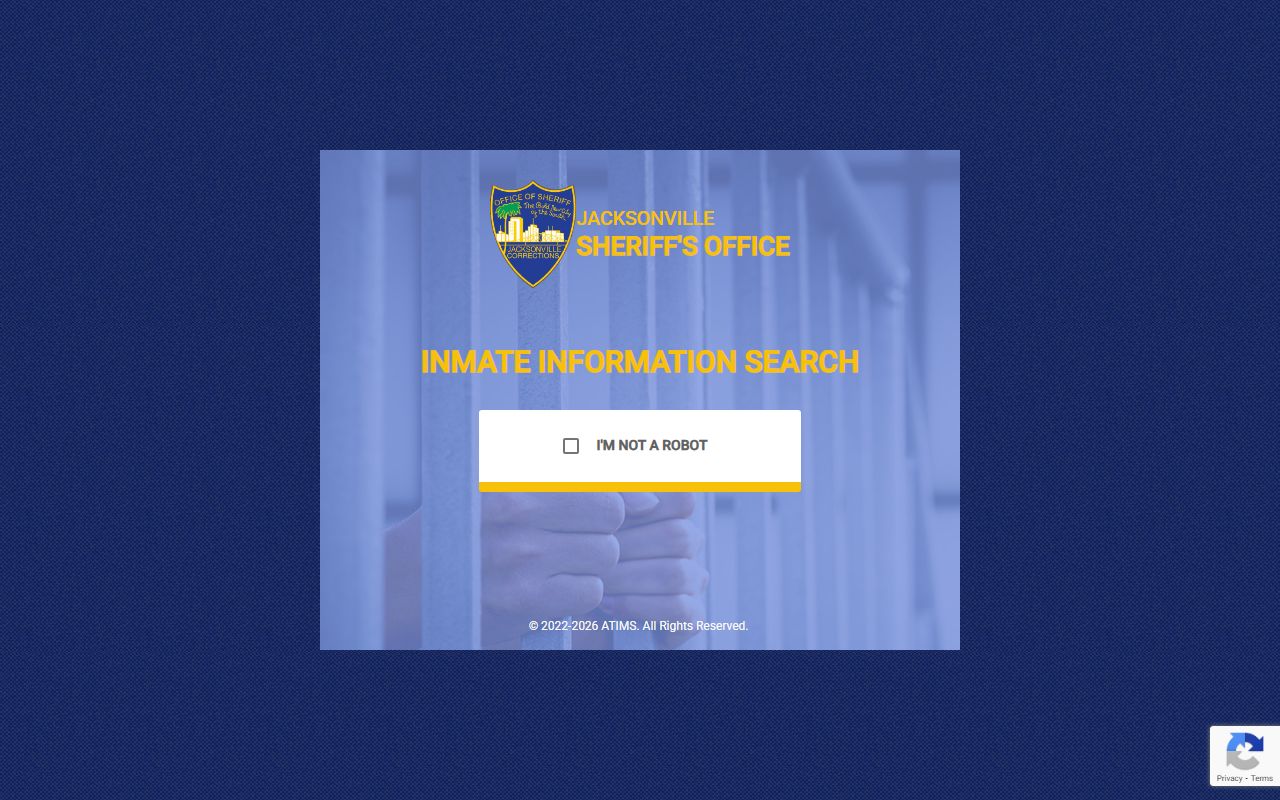 Jacksonville arrest records inmate search portal through JSO